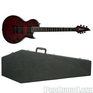 JACKSON Pro Series Monarkh SC Transparent Red Burst w/Coffin Case NEW