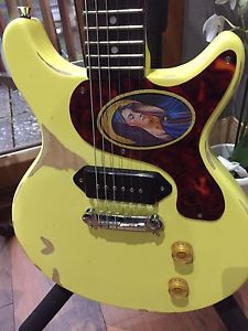 Johnny Thunders & the Heartbreakers inspired Les Paul TV Junior Relic Guitar