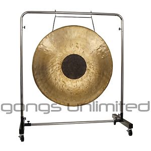40” Chocolate Drop Gong on Astral Reflection Gong Stand with Mallet