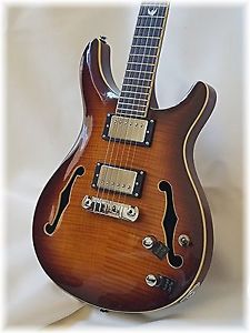 DILLION -Semi Hollow DR-450  in "Tigers Eye burst" . WOW !!