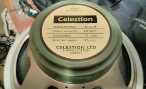 VINTAGE CELESTION GREENBACK SPEAKERS