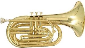 Blessing BM-301 Marching Baritone, Lacquered Brass