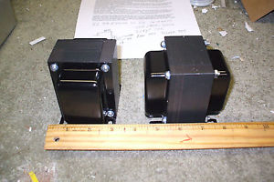 2 New SE silver secondary transformers by Electra-Print Audio