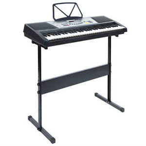 Hamzer 61 Key Electronic Music Electric Keyboard Piano Stand Instrument 12 demos