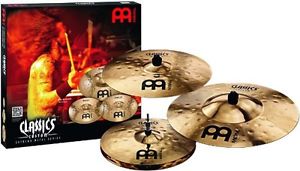 Meinl Classics Custom Extreme Metal Cymbal Set includes 14 inch Hihat, 18 inch