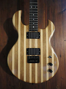 Rare Walnut Custom Shop Hand Made Electric Guitar by Rousseau Luthier! Emg!