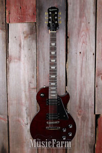 Epiphone Les Paul Classic T Solid Body Single Cut Electric Guitar Black Cherry