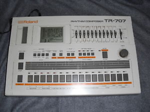 Roland TR707 classic drum machine with tuning and decay mods