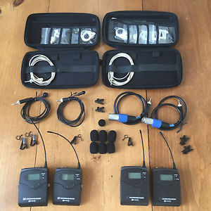 2X - Sennheiser EW100 G3 + Countryman B3 Lavalier + TONS of EXTRAS