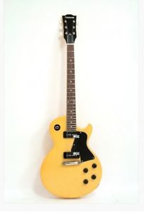 EDWARDS E-LS-115LT TV Yellow w/soft case F/S Guiter Bass From JAPAN #Q653
