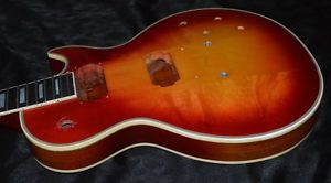 Vintage 1974 Gibson Les Paul Custom Sunburst Body And Neck Project Guitar 1973