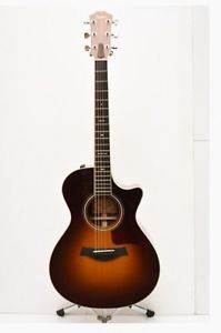Taylor 712ce VSB ES2 Vintage Sunburst w/hard case F/S Guiter Bass #Q674
