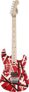 EVH EVH Striped Series Red with Black Stripes