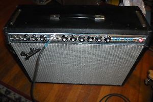 Vintage 1973 Fender Silverface Deluxe Reverb Guitar Amplifier VG *Worldwide*