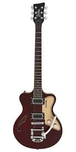 Italia Maranello '61 See Thru Burgundy Electric Guitars