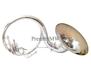 Premier MW Sousaphone 22" Bell For Sell With Free Case +Mouthpiece Nickel Plated