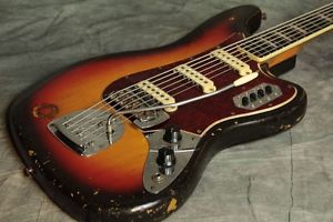 Fender 1967 - 68 years Bass VI Sunburst S / N 218308 Vintage base Electric