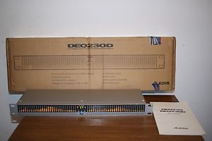 Alesis DEQ230D programmable graphic equaliser with Real Time Analyzer, RTA,boxed