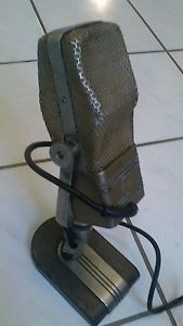 1940's  microphone old antique midcentury