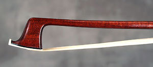 A rare, very fine French certified violin bow by Nicolas Maire, ca. 1845.