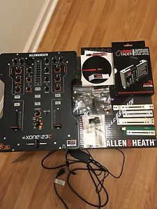 Allen & Heath Xone:23C DJ Mixer+Soundcard InnoFader PNP Scratch Fader Installed