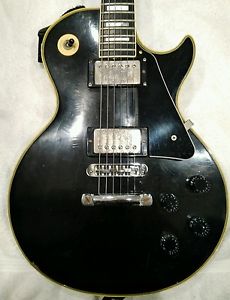 1976 Gibson Les Paul custom electric guitar w/case