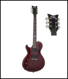 Schecter Damien Solo Elite 6 String Crimson Red Electric Guitar Left Handed
