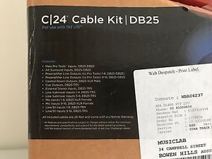 Digidesign C24/Cable Kit/DB25/Near Mint Condition