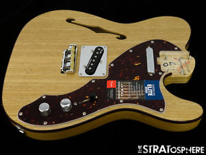 2016 American Fender ELITE Thinline Telecaster LOADED BODY USA Tele Natural Ash