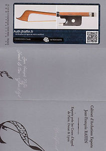 A very fine French certified cello bow by C.Thomassin,1890.