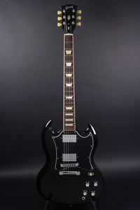 Gibson USA SG Standard Ebony Electric Guitar w/HardCase Used #U322