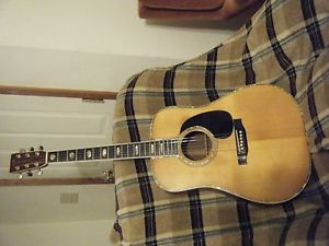 musical instruments gear D-45 Martin acoustic guitar with pickup