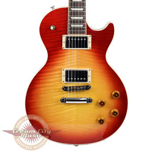 Used Gibson Les Paul LP Standard T Guitar Flame Maple Heritage Cherry Sunburst