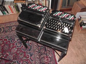 sehr seltene Symphonetta Bandoneon Harmonika Akkordeon E.L. Arnold Carlsfeld