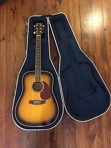 Martin HD-28 Style Acoustic Guitar Dreadknought Made From Kit Sunburst GORGEOUS!