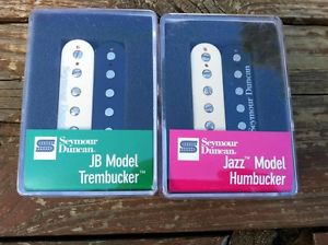 NEW Seymour Duncan TB-4 JB Bridge Trembucker & SH-2 Jazz Neck Pickup Set Zebra