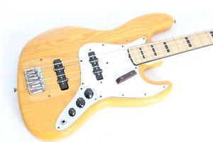 1973 Fender Jazz Bass Natural w/case - 4-bolt maple neck -