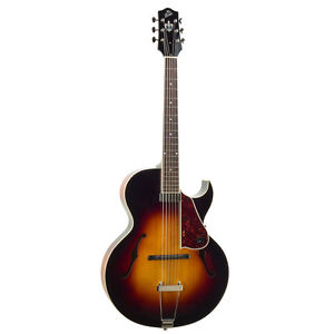 LH-350 The Loar Archtop Guitar with Cutaway, Hand Carved Solid Top with Floating