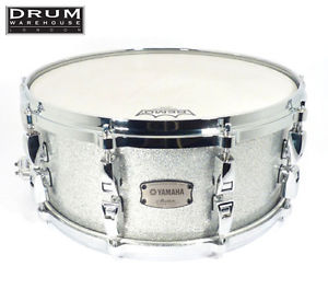 Yamaha Absolute Maple Hybrid Snare Drum - Silver Sparkle 14x6" (FREE CASE)