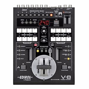 Excellent Condition | EDIROL by ROLAND V-8 8 Channel Audio Video Mixer w/effects