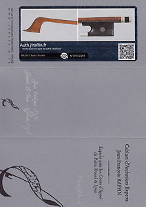 A very fine French certified cello bow by C.N.Bazin, ca. 1900, VERY NICE!