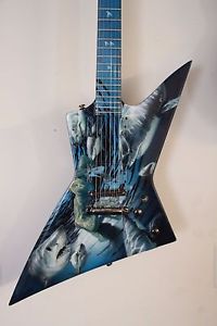 New ESP EX body Shark Finish Custom Shop Museum Piece Electric Guitar