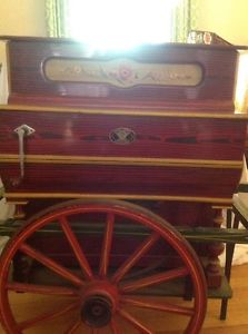Antique Faventia Street Piano Music Box Organ Vicente Llinares Barcelona Spain