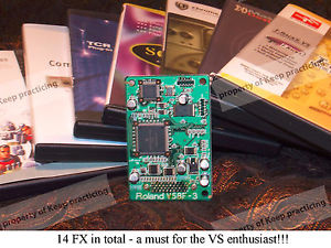 Roland VS8F-3 card maxed out with 14 plug-ins    VS-2480 VS-2400 VS-2000