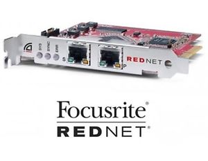 NEW Focusrite RedNet Dante PCIeR Card w/ Redundancy - Red Net PCI Express