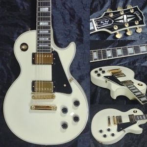 Gibson Les Paul Custom White Used  w/ Hard case