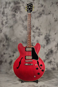 Gibson Memphis ES-335 Dot Satin Red w/hardCase Used #U527