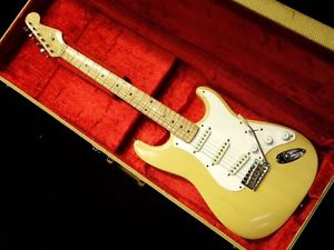 Fender Custom Shop 1954 Stratocaster Refinish Blonde Used Electric Guitar F/S