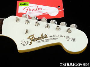 Vintage 65 RI USA Fender Jazzmaster NECK & TUNERS 1965 Rosewood Bound White