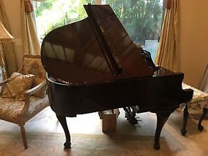 Wm Knabe & Co. 1998 Baby Grand Piano / Pianodisc Player / High Gloss Mahogany